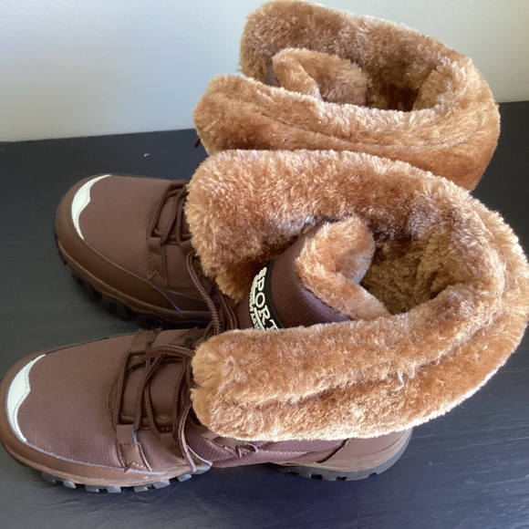 Ladies OrthoPolar Brown Hiking, Snow Boots Faux Fur Size EU 41 or US 8.5 - Picture 5 of 6